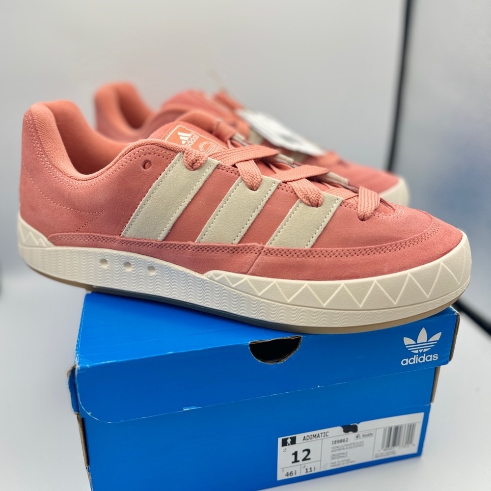 NWT Adidas Originals Adimatic Sneakers Wonderclay Salmon Shoes Suede Leather NEW